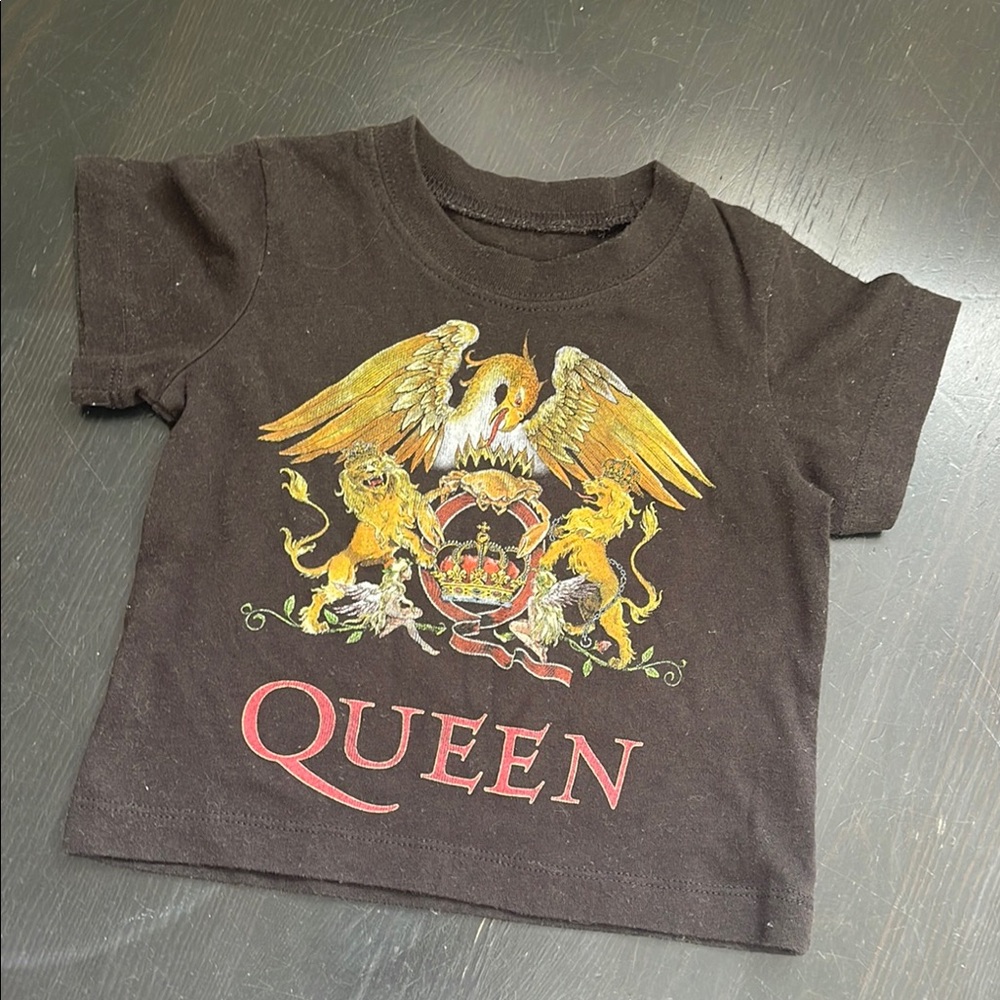 Queen Baby Black Graphic Band T-Shirt